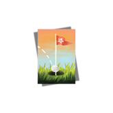 GREETING CARD: Golfer