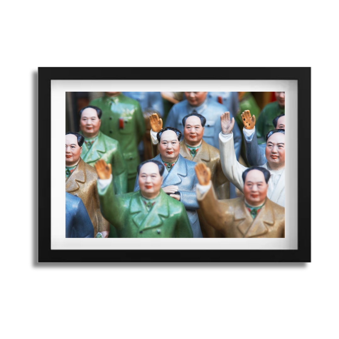 IAN TROWER PRINT: Waving Chairman Mao
