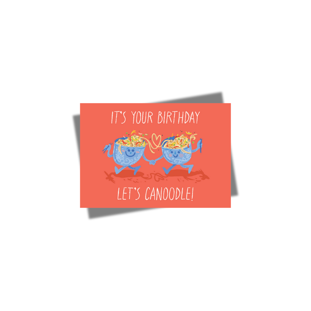 GREETING CARD: Birthday- Let's Canoodle