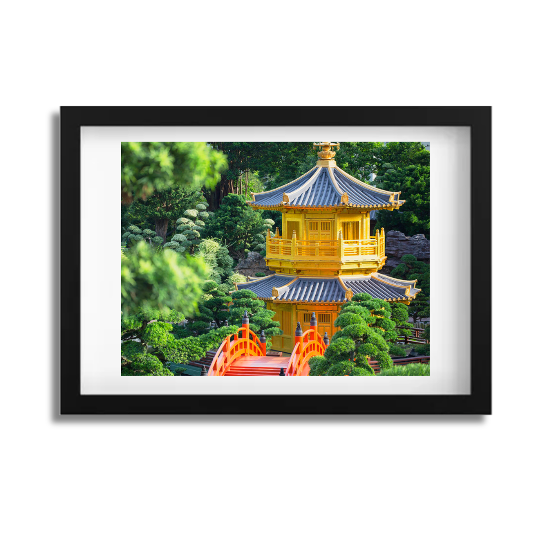 IAN TROWER PRINT: Chi Lin Nunnery