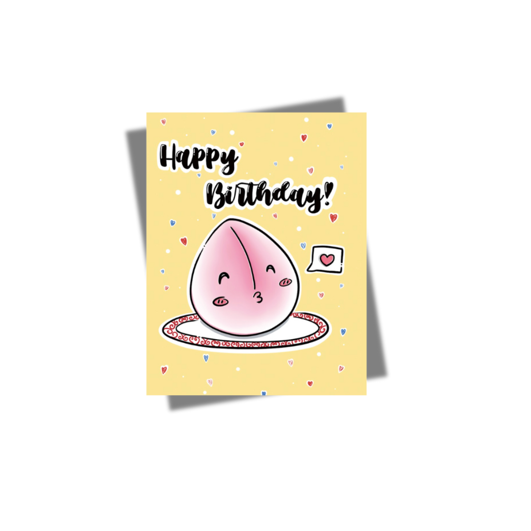 GREETING CARD: Birthday Happy Bun