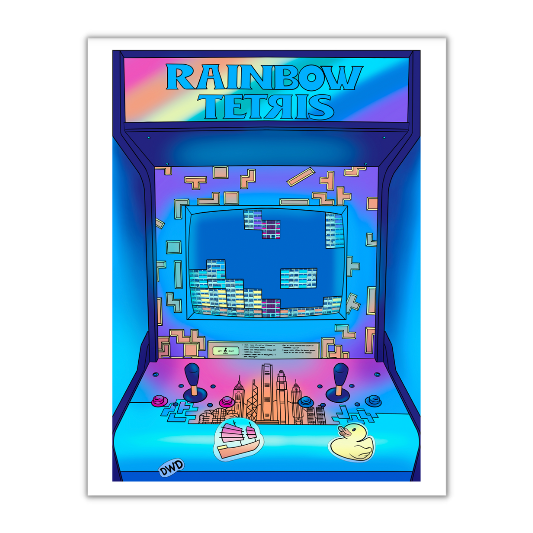 DWD PRINT: Rainbow Tetris
