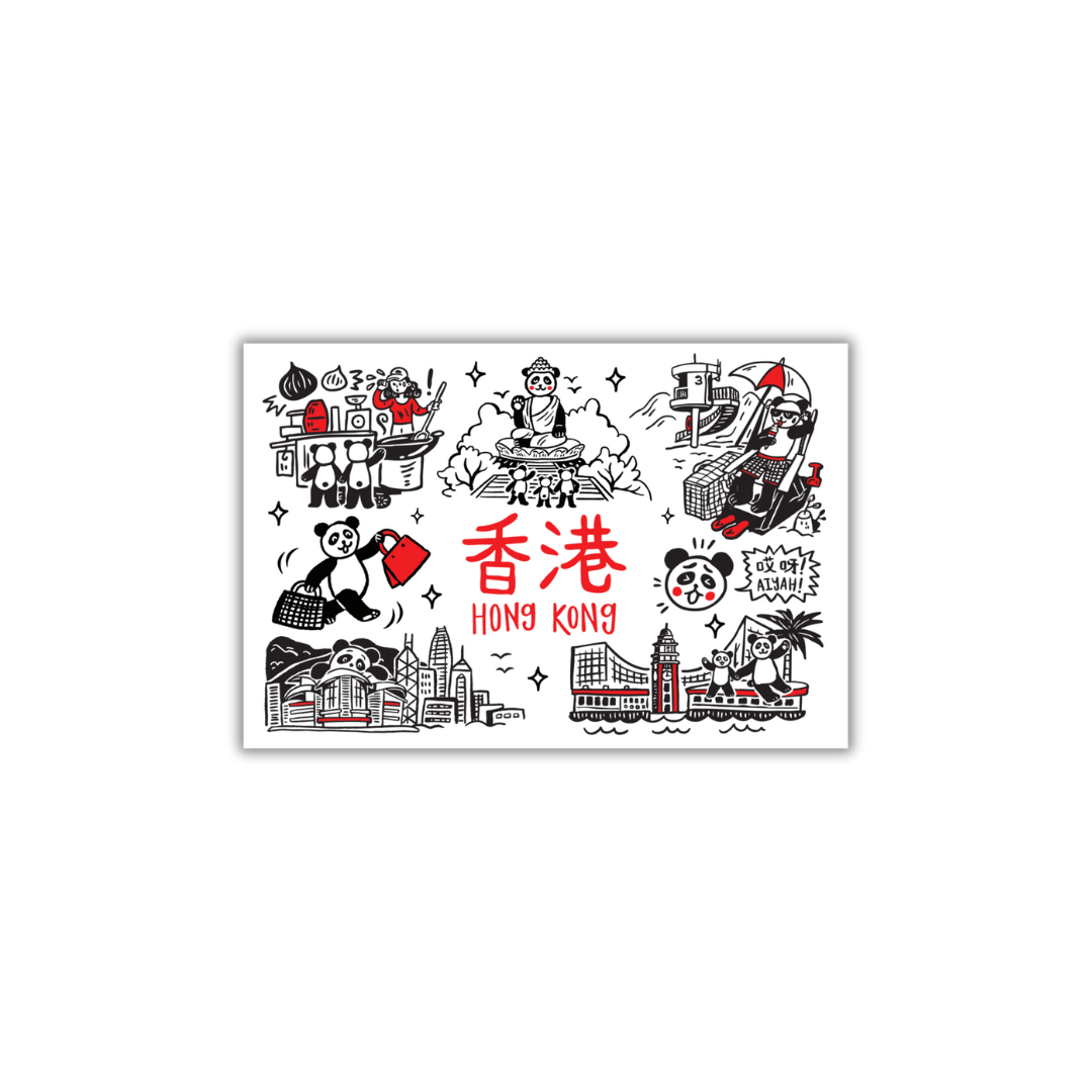 LRP POSTCARD: Pandas 香港