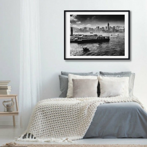 COLLECTOR'S PRINT - Hong Kong Cityscape Across the Water