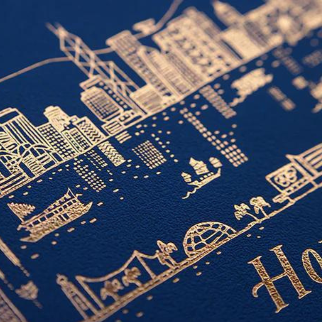 POSTCARD: hong kong skyline - night