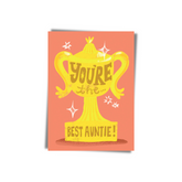 GREETING CARD:  Best Auntie