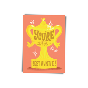 GREETING CARD:  Best Auntie