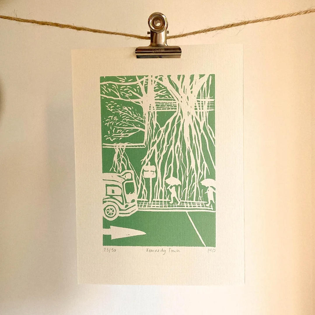 COULEUR AUBE PRINT: Kennedy Town Linoprint (available in 3 colours)