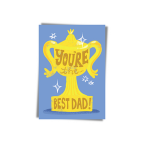 GREETING CARD: Trophy- Best Dad