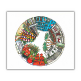 JULES WHITE PRINT: Wan Chai, The Blue House