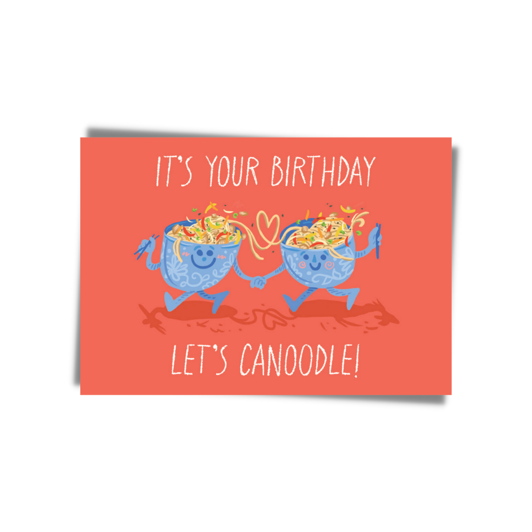 GREETING CARD: Birthday- Let's Canoodle