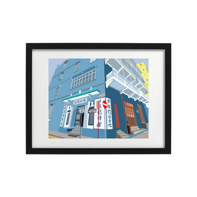 CRAFTY BITCH PRINT - Blue House #1