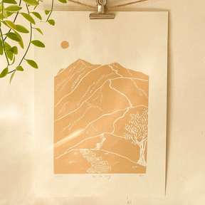 COULEUR AUBE PRINT: Pat Sin Leng Linoprint (available in 4 colours)