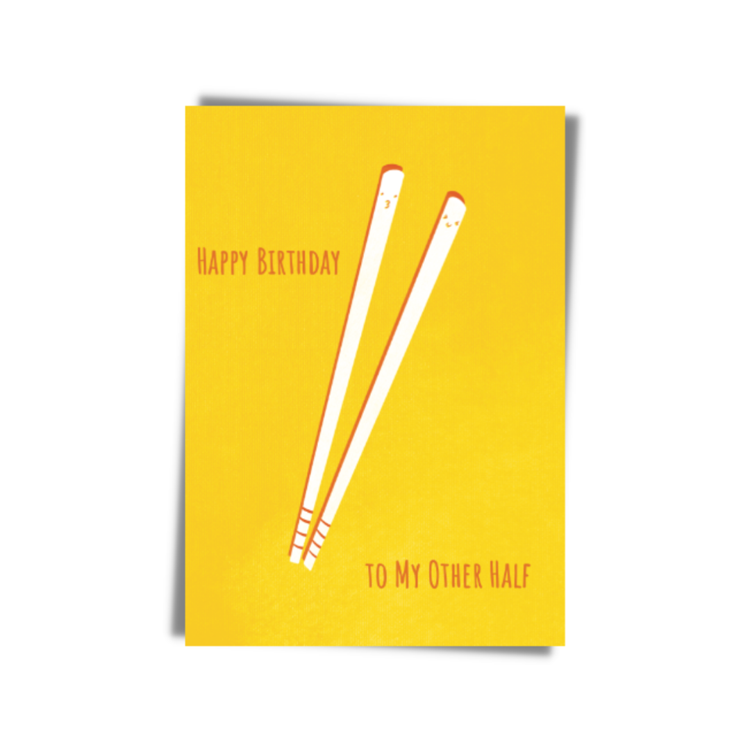 GREETING CARD: Happy Birthday- Other Half