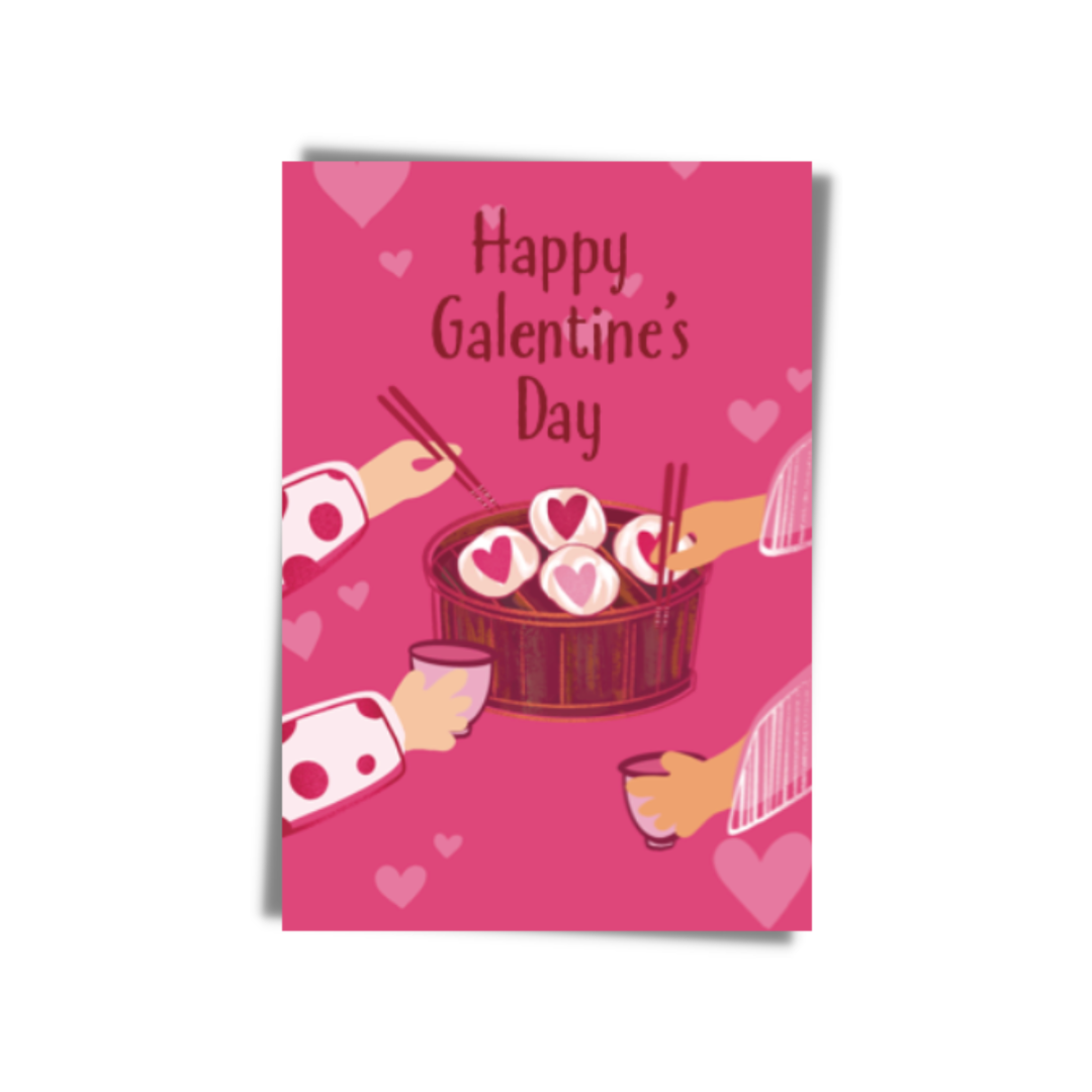 GREETING CARD: Happy Galentine's Day