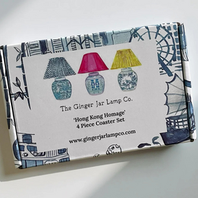 4 PIECE COASTER SET: Hong Kong Homage
