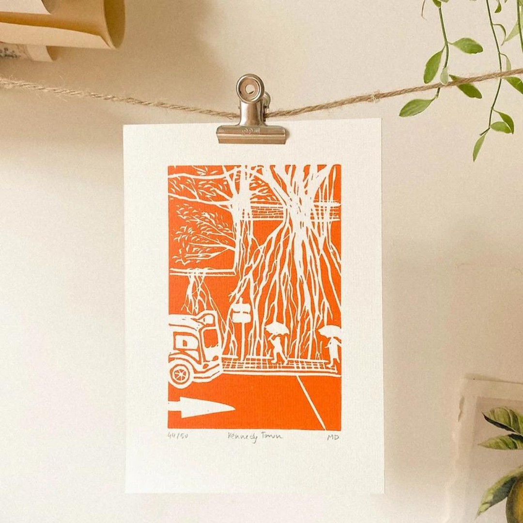 COULEUR AUBE PRINT: Kennedy Town Linoprint (available in 5 colours)
