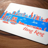 POSTCARD: hong kong skyline - day