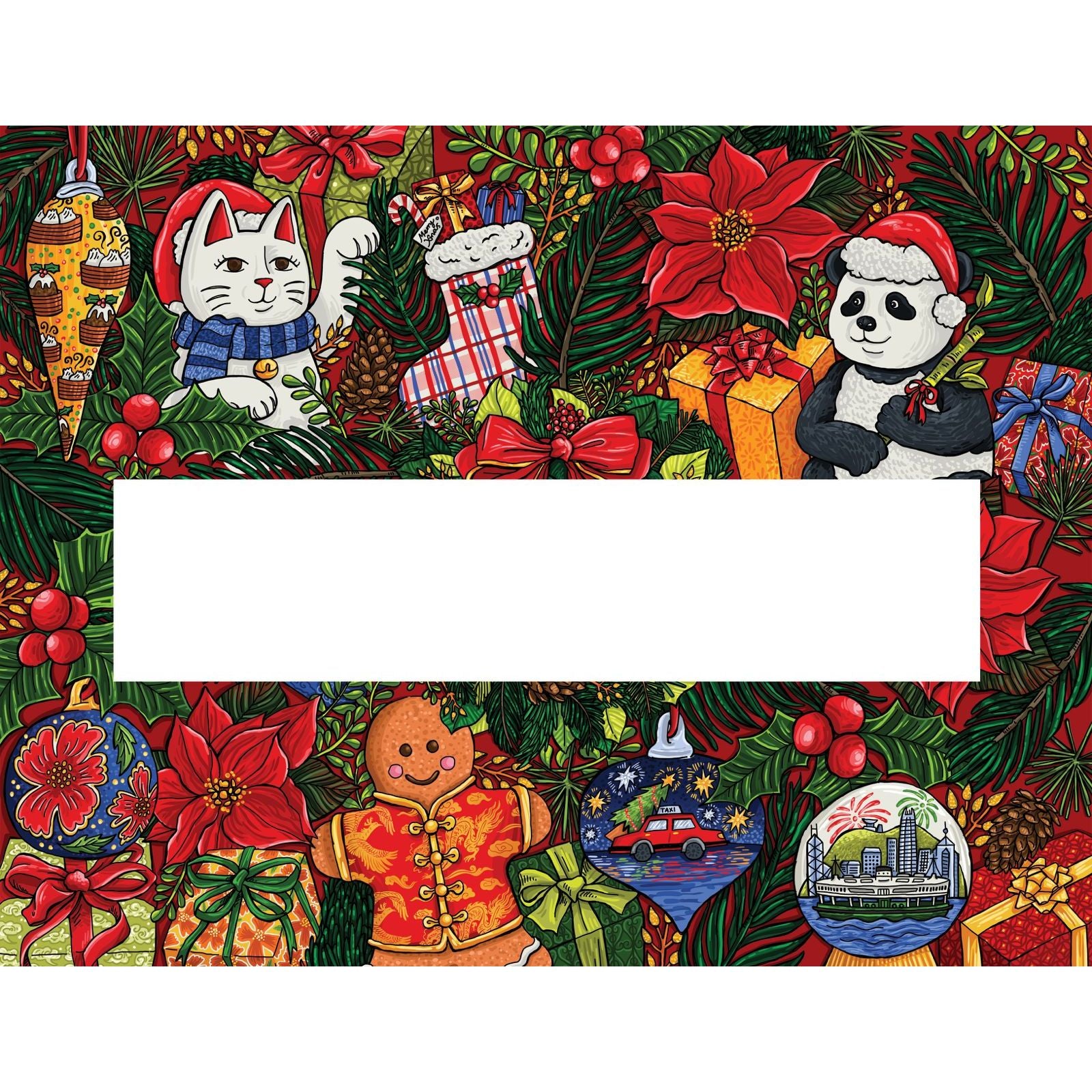 HANGING DECORATIONS: 3-Piece Festive Hong Kong Decoration Set
