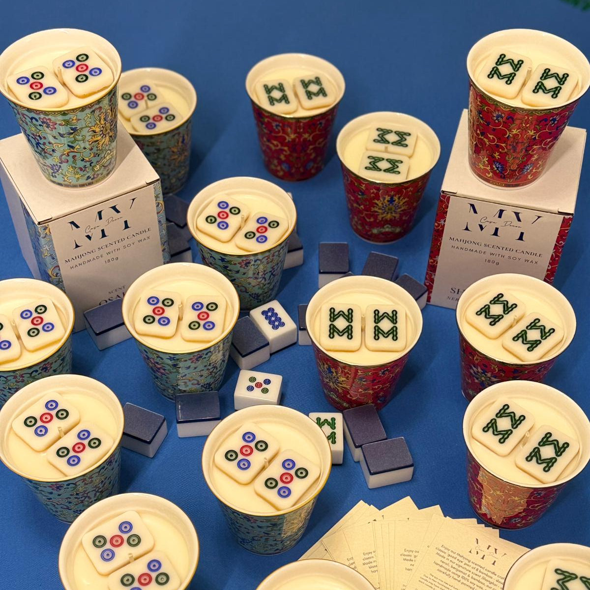 CANDLE: Mahjong Jar (2 colours)