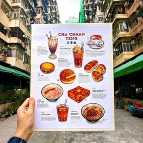ALVIN C. K. LAM PRINT: Cha Chaan Teng Illustrated Guide