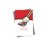 GREETING CARD: Made For Each Other