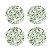 CERAMIC PLATE: HK Toile 10.5" Dinner Plate (Set of 4)