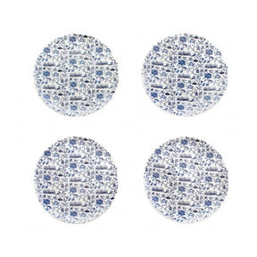 CERAMIC PLATE: Set of 4 HK Toile 10.5" Dinner Plate (3 colours)