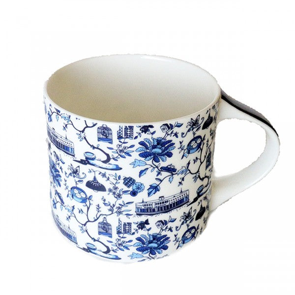 CERAMIC MUG: HK Toile (2 colours)