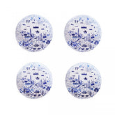 CERAMIC PLATE: Set of 4 HK Willow 10.5" Dinner Plate (2 colours)