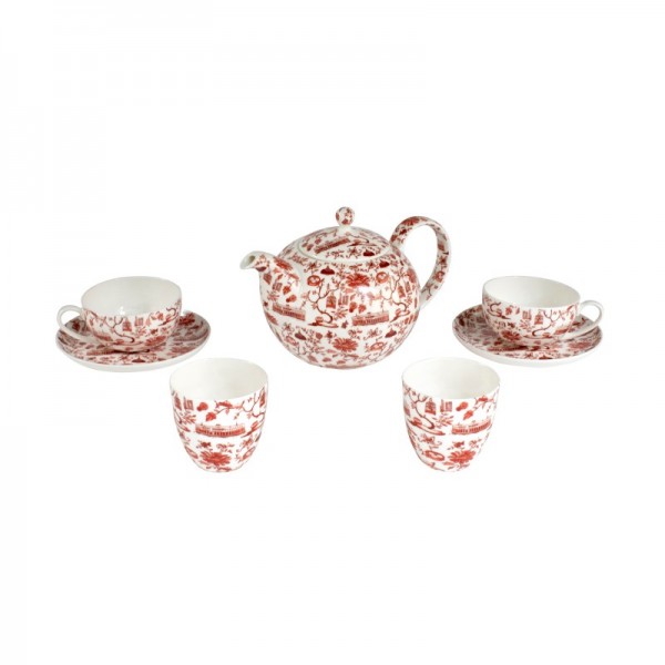 TEA SET: HK Toile (2 colours)
