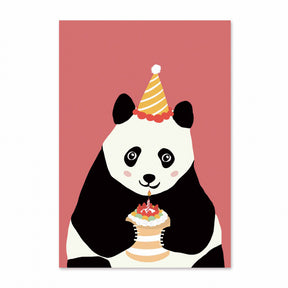 GREETING CARD: Birthday Panda (3 colours)