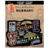STICKER: Neon Lights Luggage Sticker