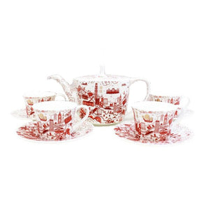 TEA SET: HK & Kowloon Willow Tea Set  (2 colours)