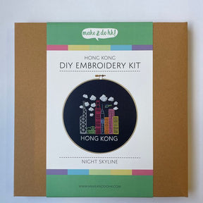 EMBROIDERY KIT: Night Skyline