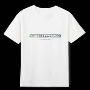 PERSONALISED T-SHIRT: Mahjong Designs (2 colours)