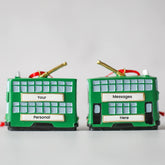 PERSONALISED HANGING DECORATION: Tram (3 colours)