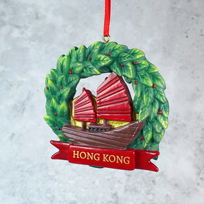 HANGING DECORATION: Hong Kong Wreath
