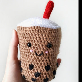 CROCHET PLUSHIE: Pearl Milk Tea
