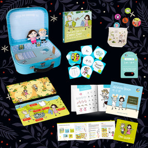 MAX AND MEI & ME: Chinese Learning Kit (Book, Game, Cards and more)