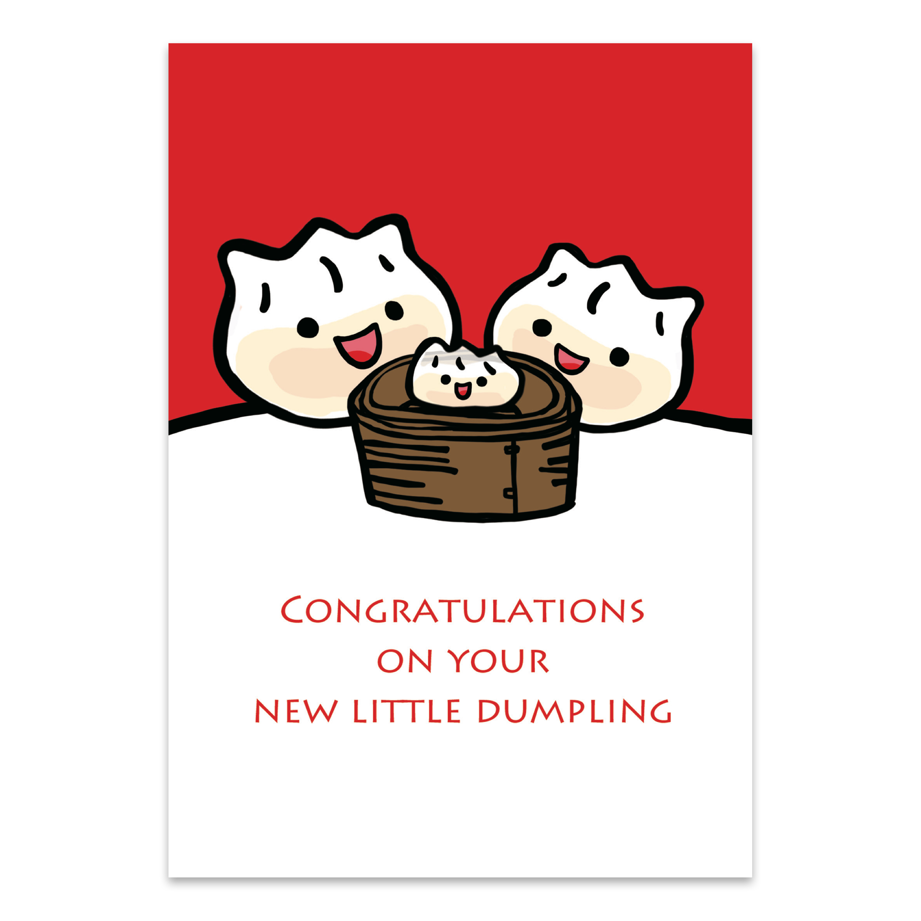 GREETING CARD: Congratulations on Your New Little Dumpling!