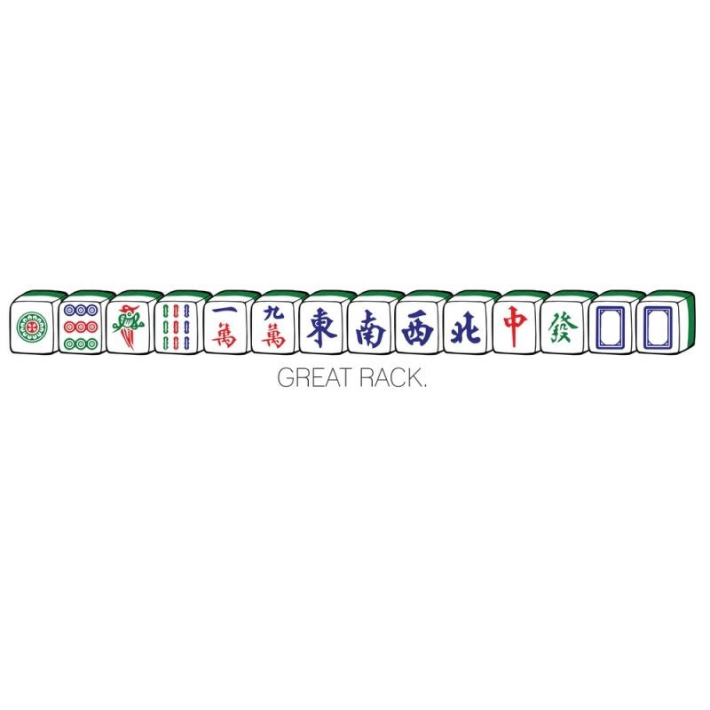 SWEATSHIRT: Mahjong Design 4 DESIGNS (WHITE)