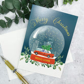 HONG KONG CHARITY CHRISTMAS CARD: Taxi Snow Globe