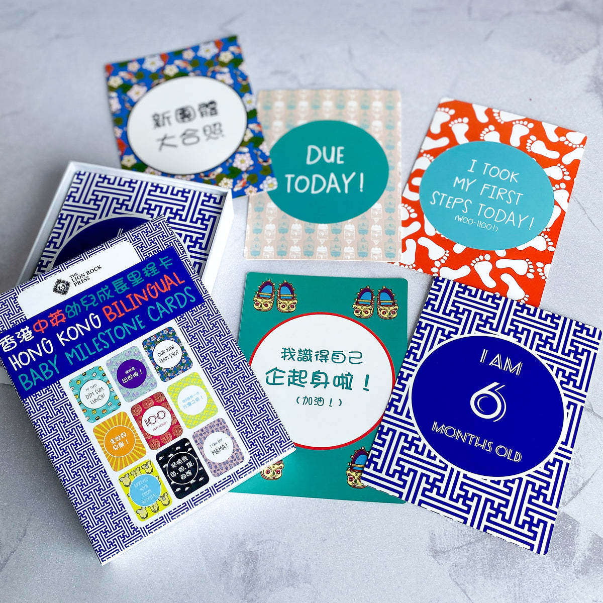 Bilingual Baby Milestone Cards