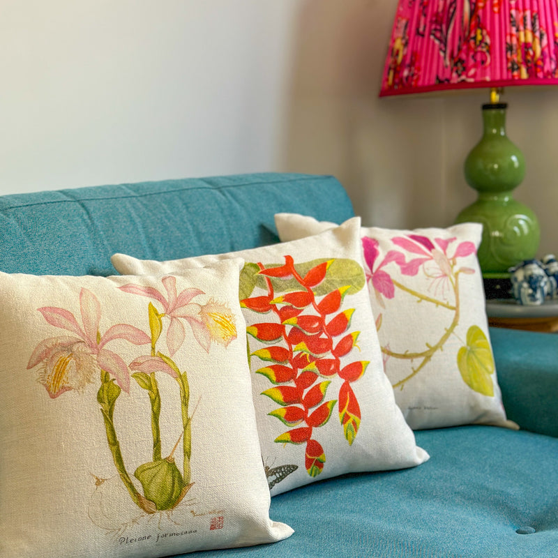 CUSHION SET Hong Kong Botanicals 3 Cushions (3 designs)