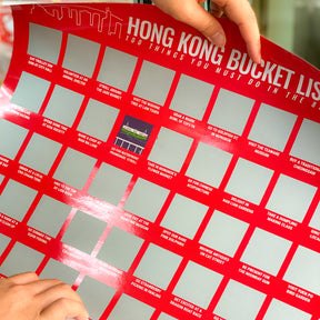 Hong Kong Scratch-Off Bucket List