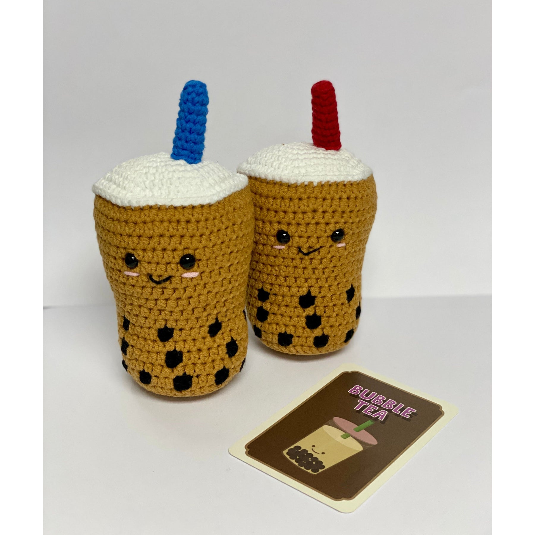 Grace's Creations Boba Tea plush crochet plushies at Treppie