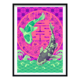 CRAFTY BITCH PRINT - Dancing Koi