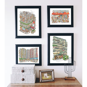 Natalie Hui Print: Monster Apartment
