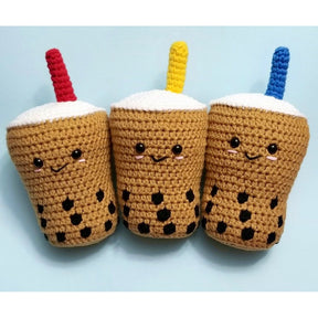 CROCHET PLUSHIE: Pearl Milk Tea